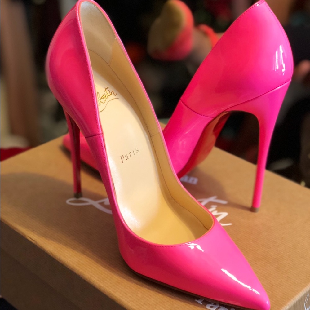 Pink Christian Louboutin size 36.5